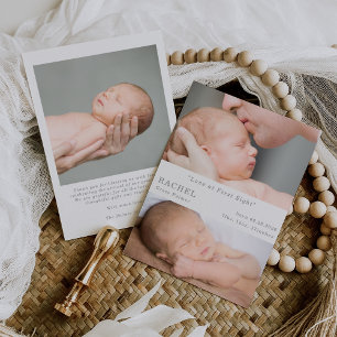 Liebe auf den ersten Blick Foto-Baby-Ankündigungsk