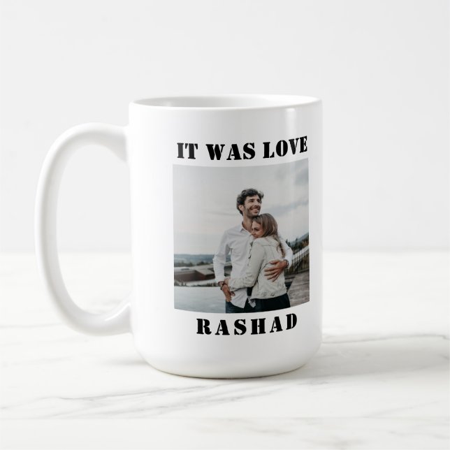 Liebe auf den ersten Blick Kaffee Tasse (Links)