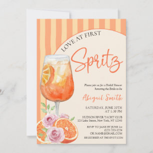 Liebe auf den ersten Spritz - Brautparty-Einladung Einladung