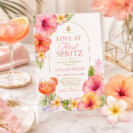 Liebe auf den ersten Spritz Brautparty-Einladung Einladung