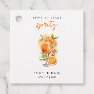 Liebe auf den ersten Spritz - Brautparty Geschenkanhänger