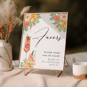 Liebe auf den ersten Spritz Helle Cocktail Favors Poster