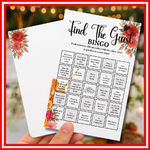 Liebe auf den ersten Spritzer Finde-das-Gast-Bingo