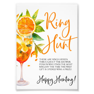 Liebe auf den ersten Spritzer Ringspiel Ringjagd S Fotodruck