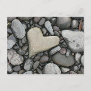 Liebe auf den Felsen Postkarte