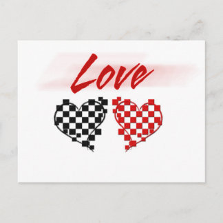 Liebe auf der Schnellspur - für Nascar-Fans Postkarte