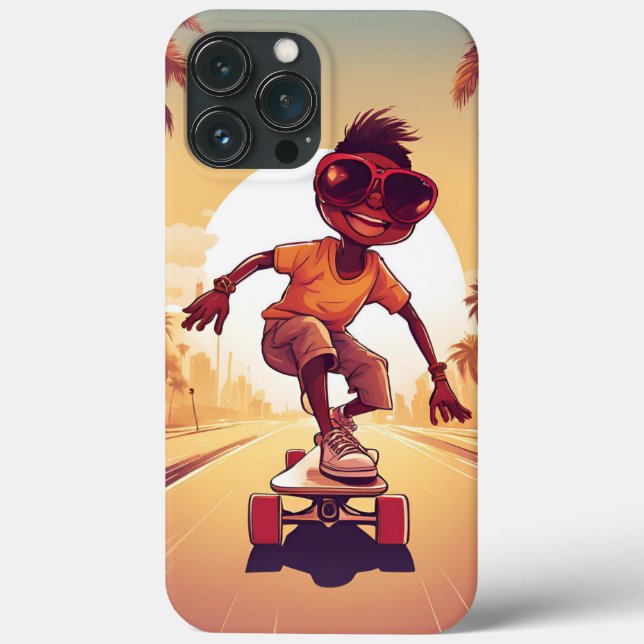 Liebe auf Rädern - Cooles Skateboarden Herzdesign  Case-Mate iPhone Hülle (Rückseite)