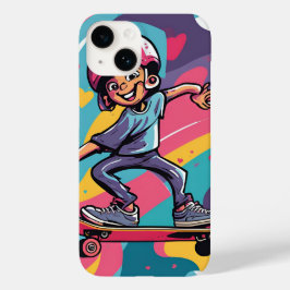 Liebe auf Rädern - Cooles Skateboarden Herzdesign  Case-Mate iPhone 14 Hülle