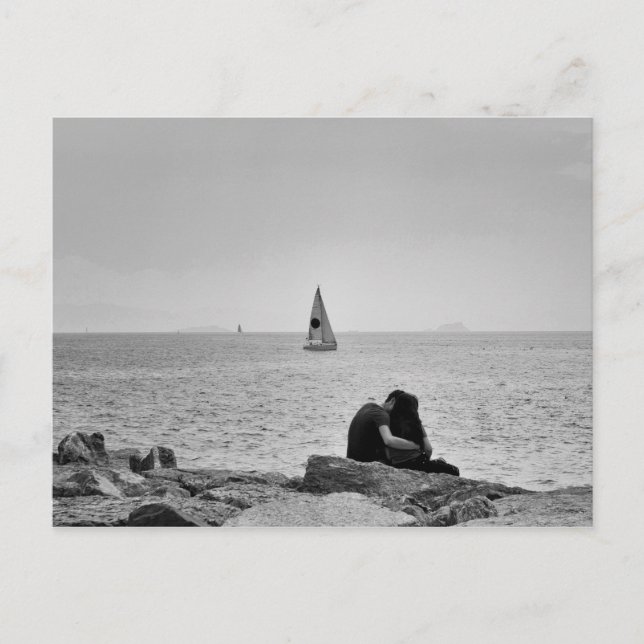 Liebe auf See Postkarte (Vorderseite)