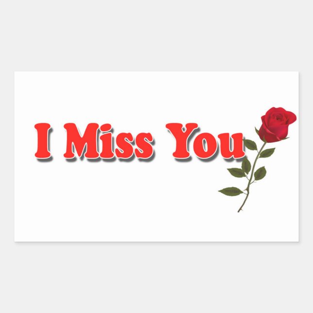 Liebe-Aufkleber und Etiketten Rechteckiger Aufkleber (Vorderseite)