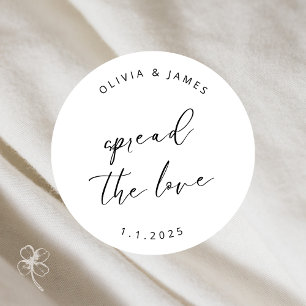 Liebe-Aufkleber verbreiten Runder Aufkleber