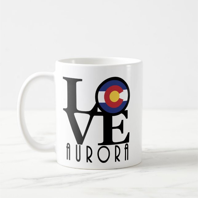 LIEBE Aurora Colorado Kaffeetasse (Links)