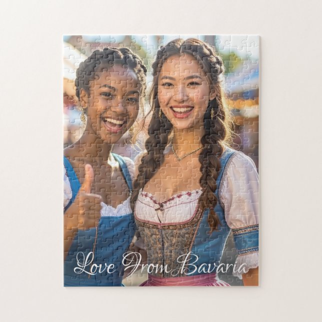 Liebe aus Bayern Puzzle (Vertikal)