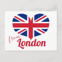 Liebe aus London | Heart Shaped UK Flag Union Jack