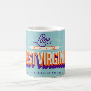 LIEBE aus West Virginia  Kaffeetasse