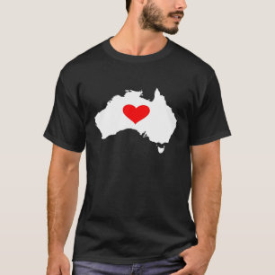 Liebe Australia Zuhause T-Shirt