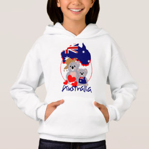 Liebe Australian koala Bears Super Niedlich Graphi Hoodie