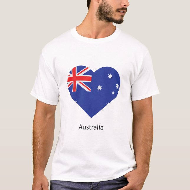 Liebe Australien T-Shirt (Vorderseite)