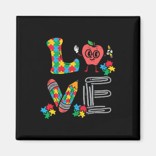 Liebe Autismus Bewusstseinslehrer Sped Special Magnet