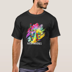Liebe Autismus Puzzleteile Autismus-Bewusstsein Un T-Shirt