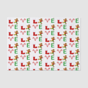 LIEBE Autismus Weihnachten Seidenpapier