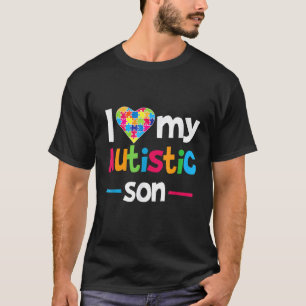 Liebe Autistische Autismus-Bewusstsein-Puzzleteile T-Shirt