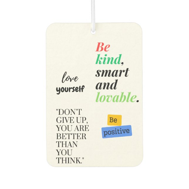 Liebe Autolufterfrischer (Vorderseite)