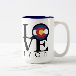 LIEBE Avon 15oz Zweifarbige Tasse