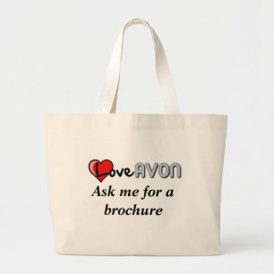 Liebe AVON-Taschen-Tasche Jumbo Stoffbeutel