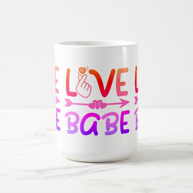 Liebe Babe Kaffeetasse (Mittel)