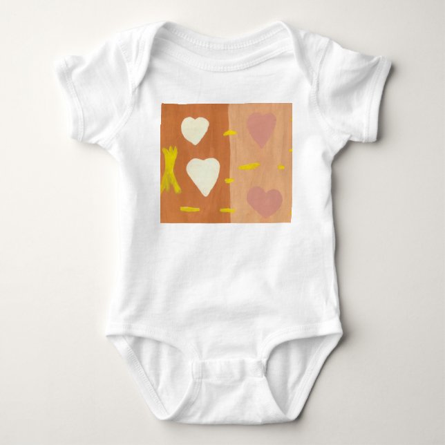 Liebe Baby Jersey Bodysuit Strampler (Vorderseite)