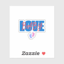 Liebe Baby Minimal Aufkleber