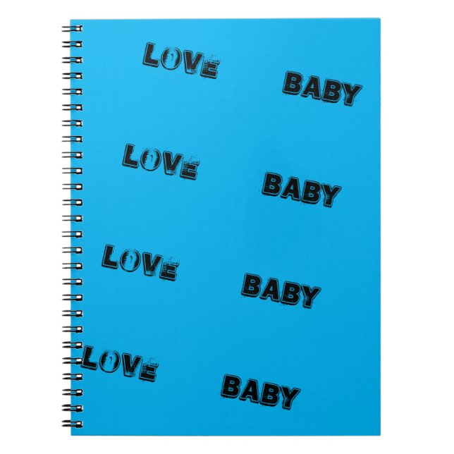LIEBE_BABY_MODERN_BLUE_SO_NIEDLICH_NOTE BUCH (Vorderseite)