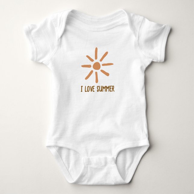 Liebe Baby Strampler (Vorderseite)