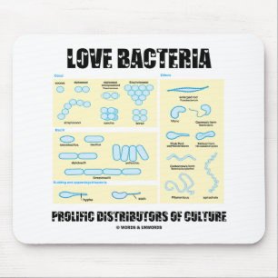 Liebe Bacteria produktive Vertreiber von Kultur Mousepad