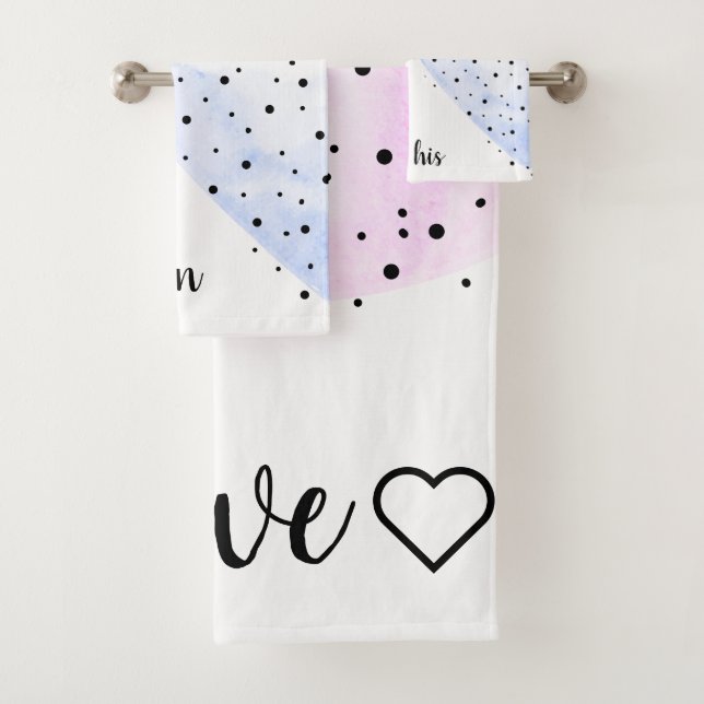 Liebe Badhandtuch Set (Insitu)