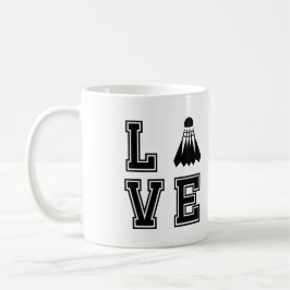 Liebe Badminton Kaffeetasse