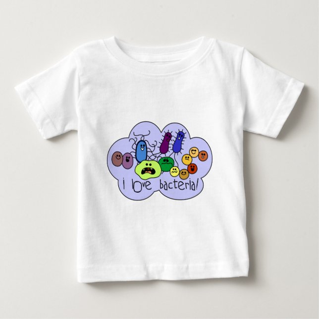 Liebe-Bakterien Baby T-shirt (Vorderseite)