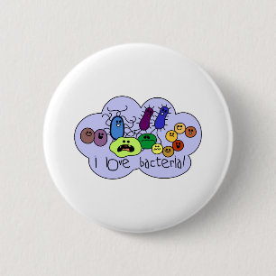 Liebe-Bakterien Button