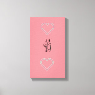 Liebe Ballet Canvas Print Leinwanddruck