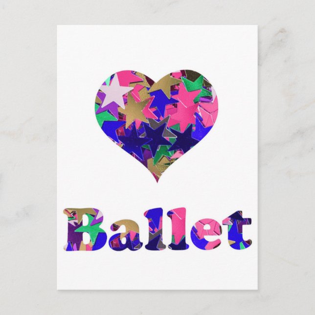 Liebe Ballet Postkarte (Vorderseite)
