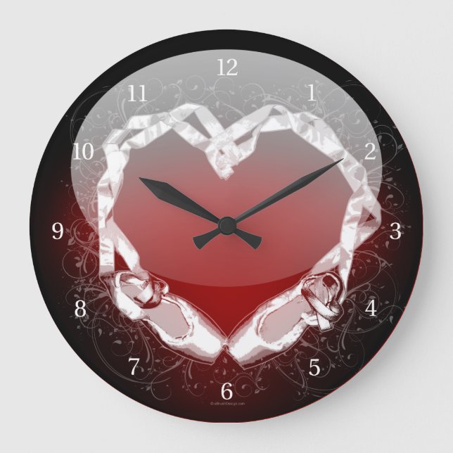 Liebe Ballett Großuhr Große Wanduhr (Vorderseite)