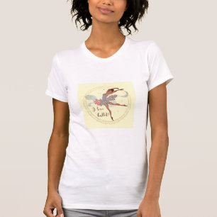 Liebe Ballett T-Shirt Schwarz Ballerina