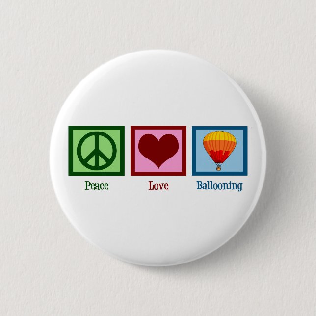 Liebe Ballooning Button (Vorderseite)