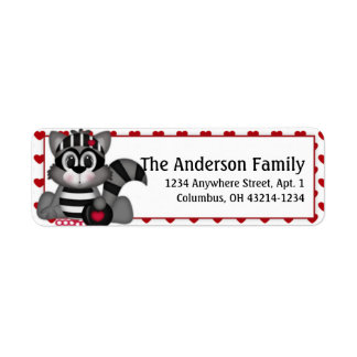 Liebe Bandit Valentine's Day Address Labels d2