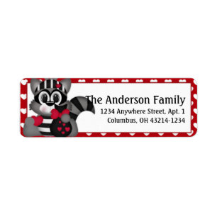 Liebe Bandit Valentine's Day Address Labels d3