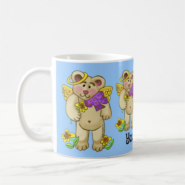 Liebe Bär Engel Kaffeetasse (Links)