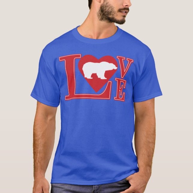 Liebe Bär Freund T-Shirt (Vorderseite)