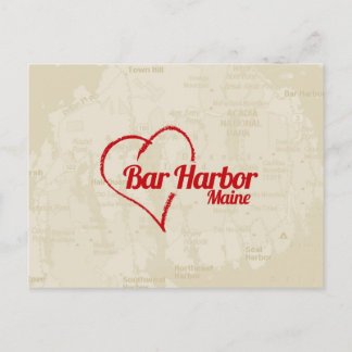 Liebe Bar Harbour, ME Postkarte