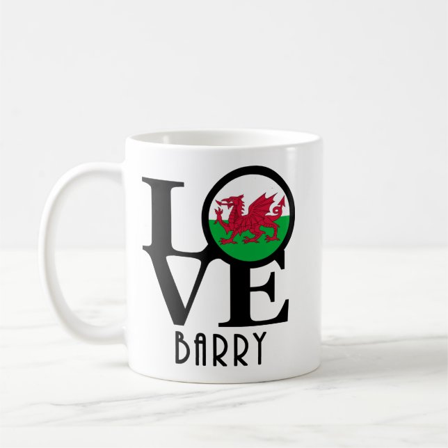 LIEBE Barry Wales 11oz Kaffeetasse (Links)
